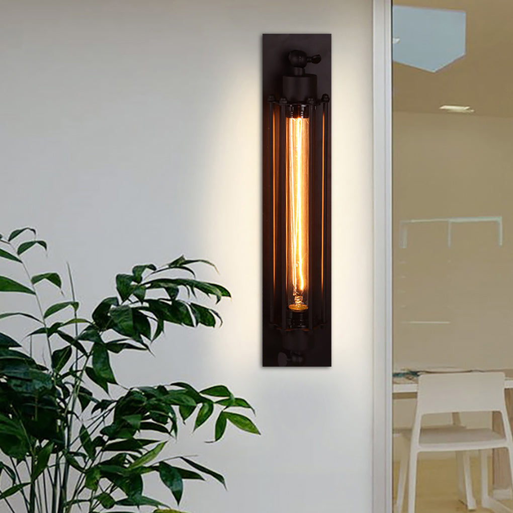 Industrial Style Antique Iron Wall Light for Indoor Cafe Corridor and Aisle