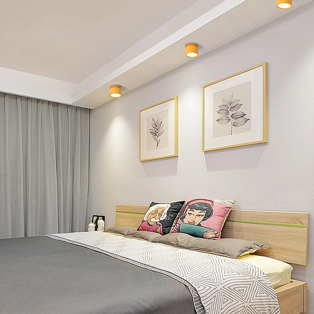 Modern Cylinder LED Flush Mount Ceiling Light