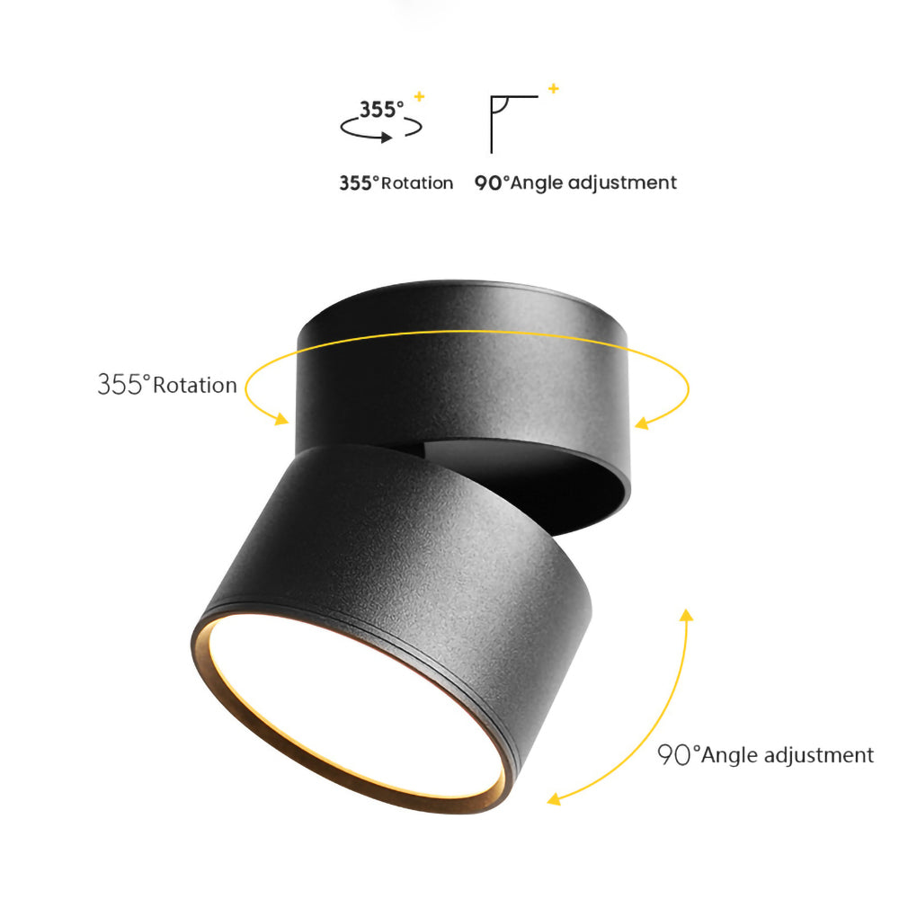 Modern Adjustable Mini Surface Mounted LED Ceiling Light