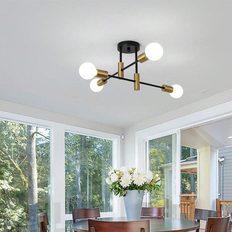 Nordic Black Modern Ceiling Light