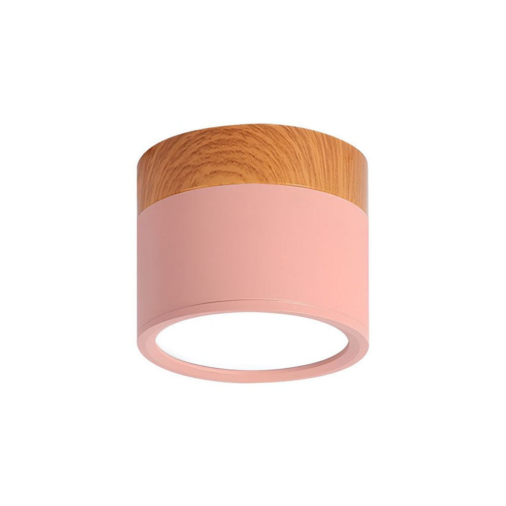 Modern Cylinder LED Flush Mount Ceiling Light