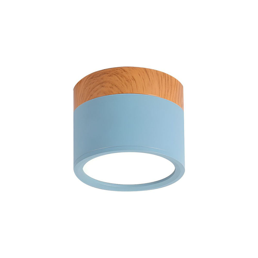 Modern Cylinder LED Flush Mount Ceiling Light