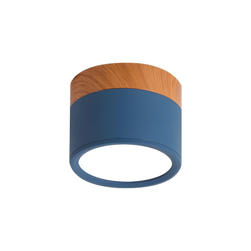 Modern Cylinder LED Flush Mount Ceiling Light