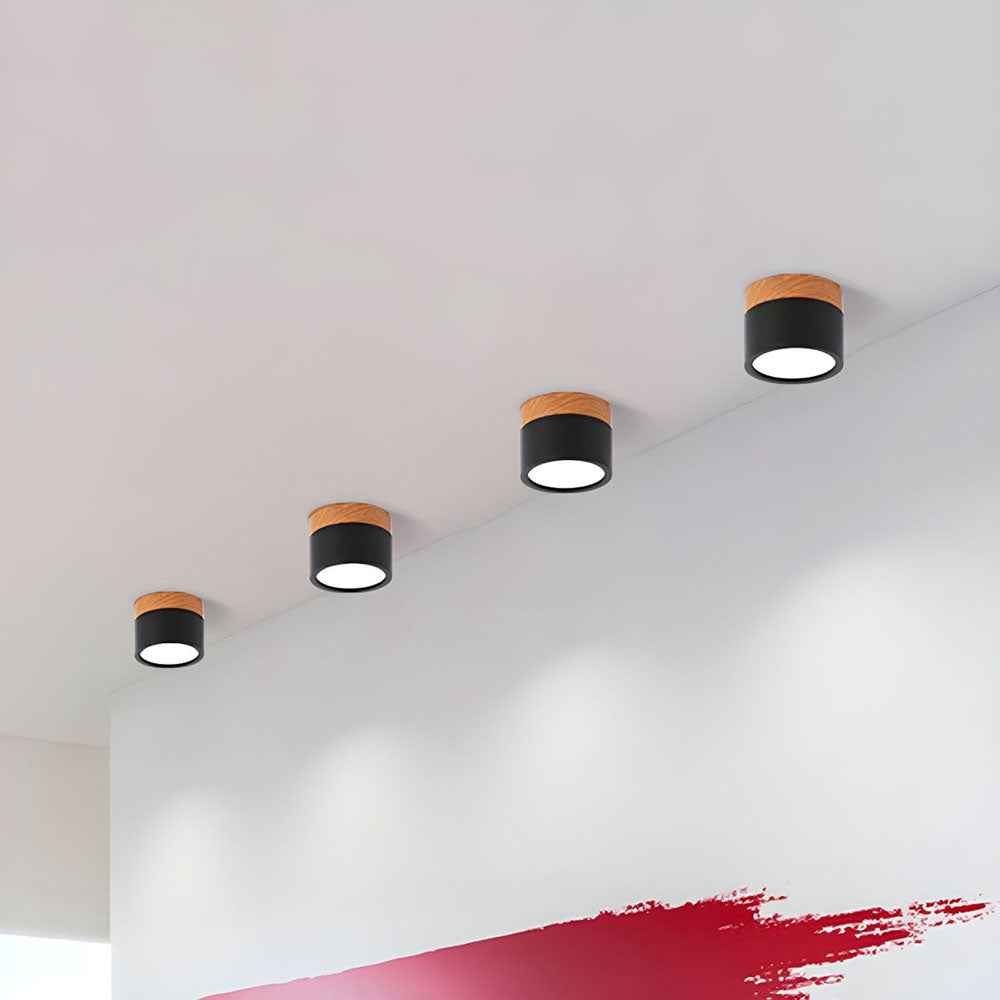 Modern Cylinder LED Flush Mount Ceiling Light