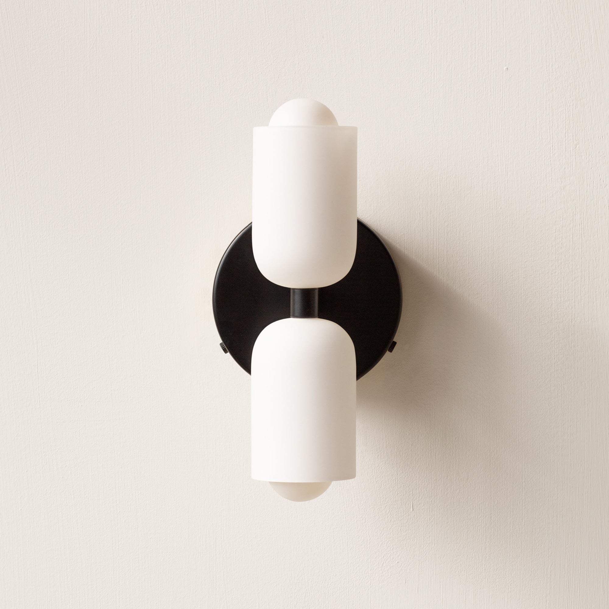 Modern Cream Double Head Wall Light – E14 LED Indoor Sconce