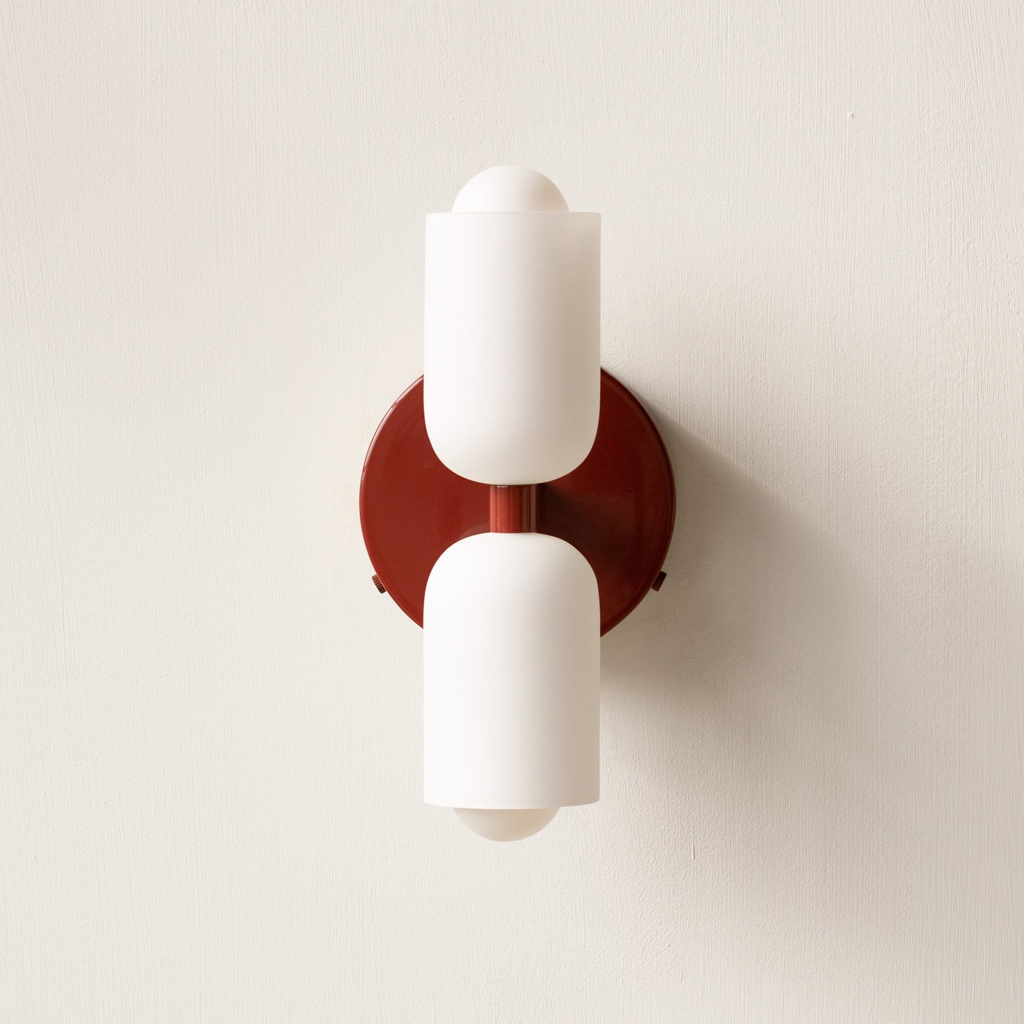 Modern Cream Double Head Wall Light – E14 LED Indoor Sconce