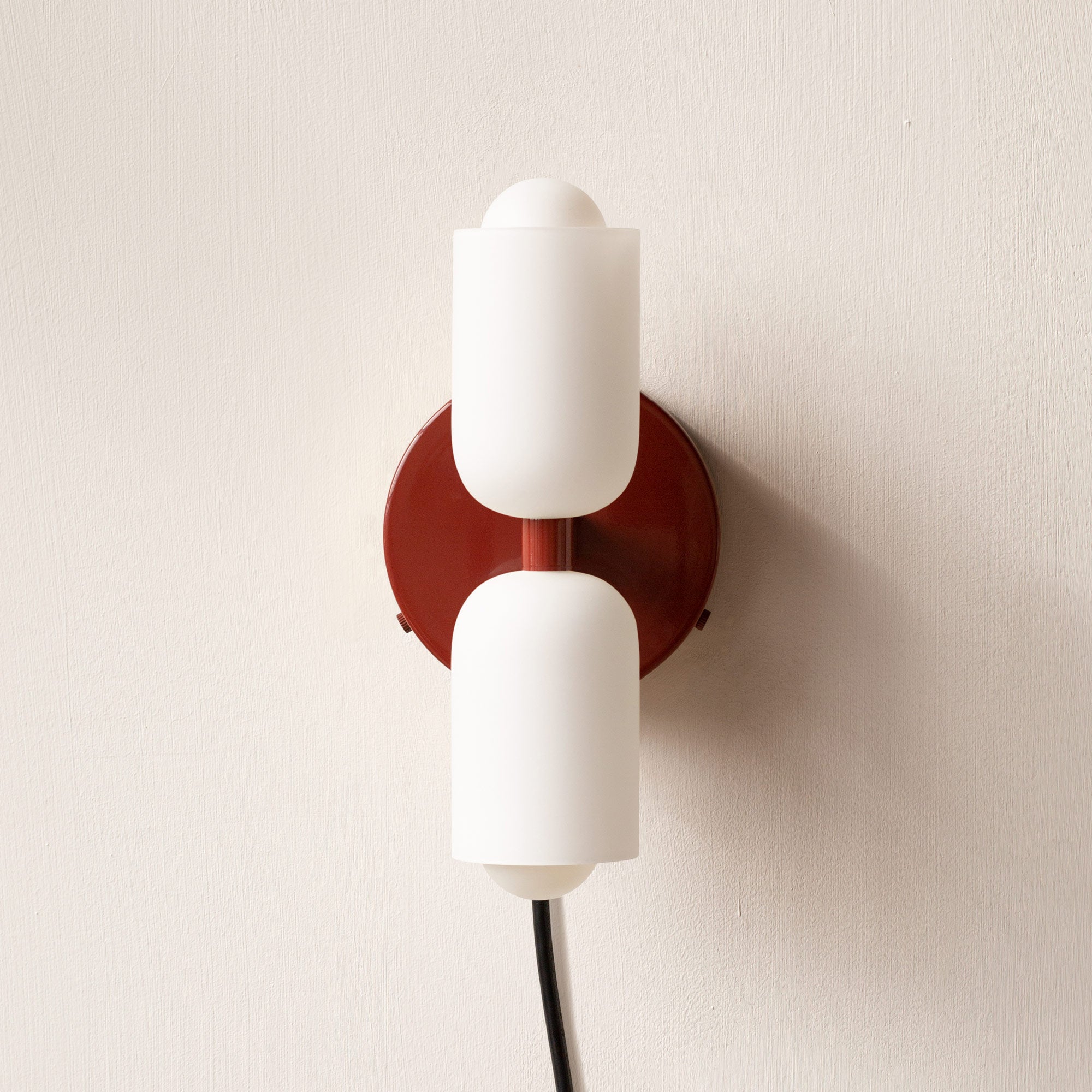 Modern Cream Double Head Wall Light – E14 LED Indoor Sconce