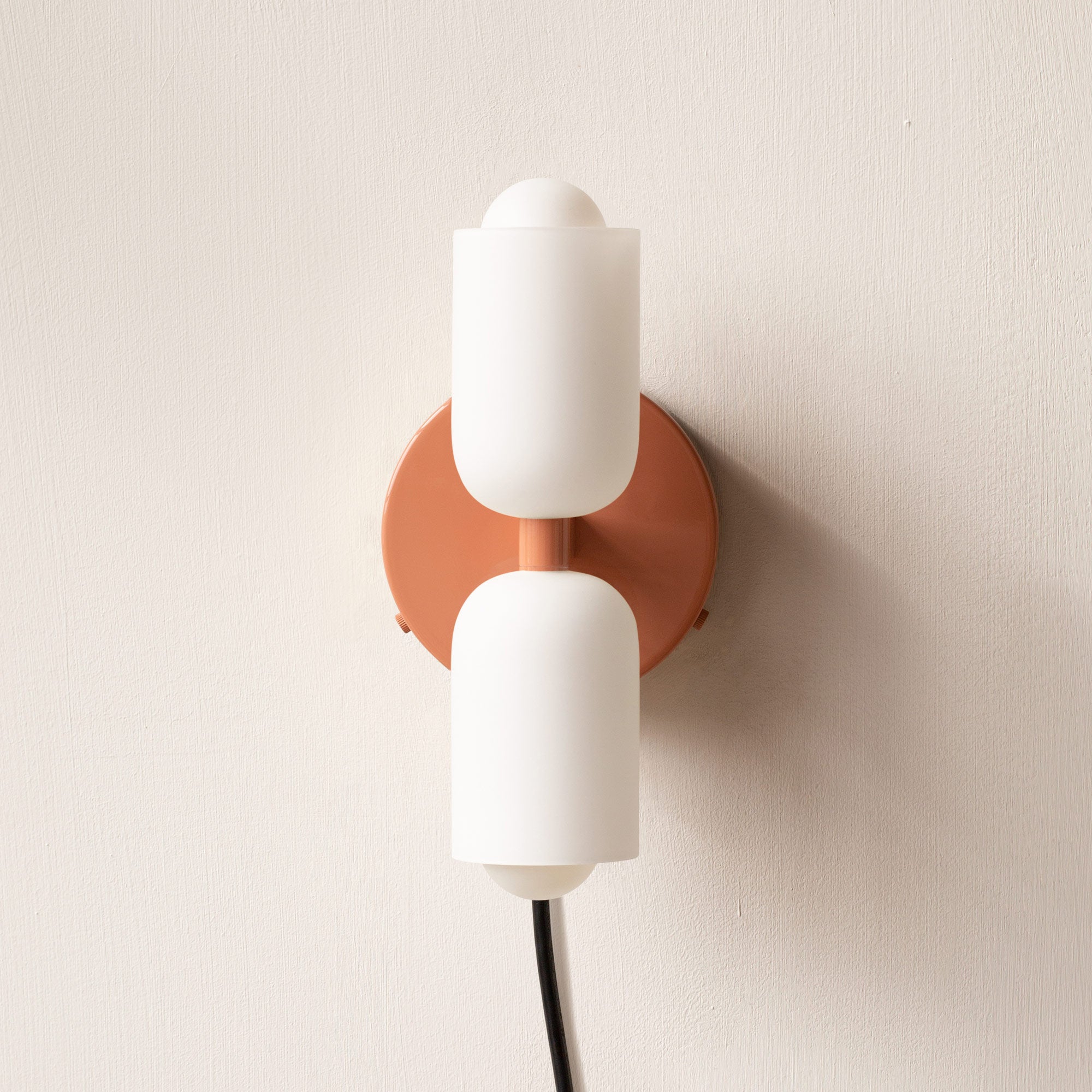 Modern Cream Double Head Wall Light – E14 LED Indoor Sconce