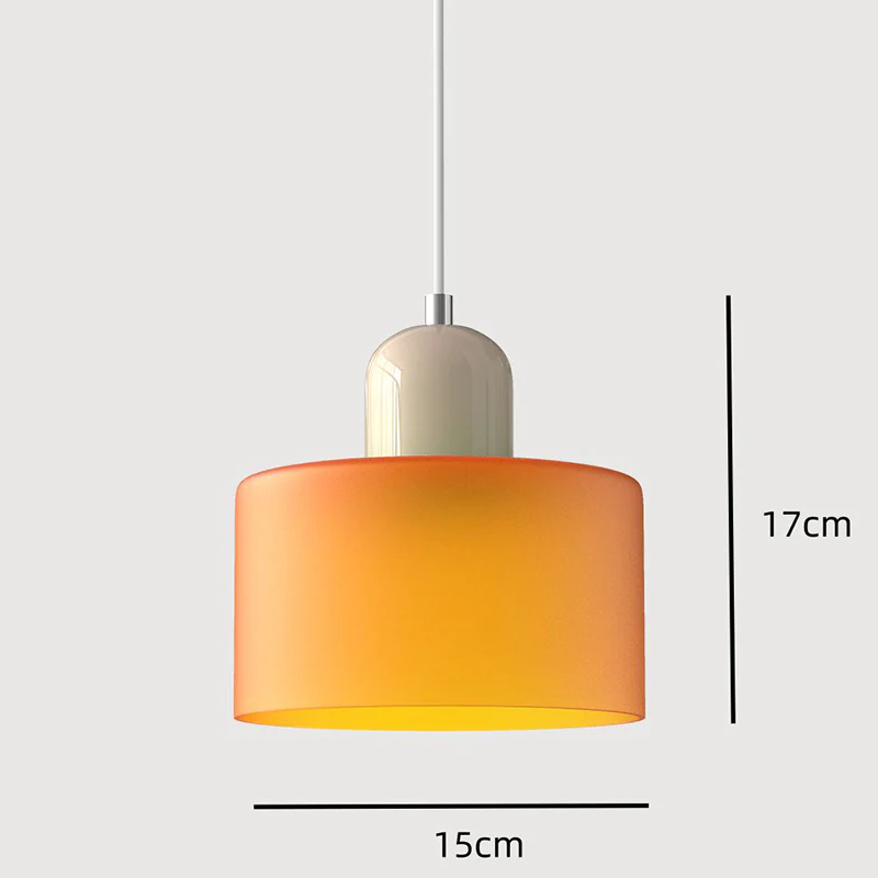 Bauhaus Style Glass Pendant Ceiling Light