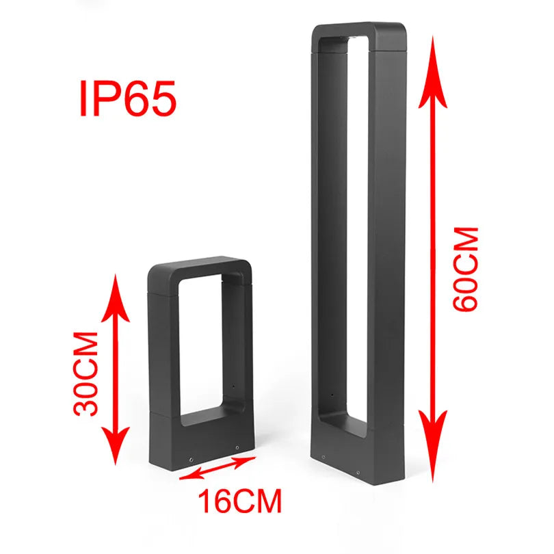 LED Outdoor Ground Light Weatherproof Pathway Garden Lamp Modern Design