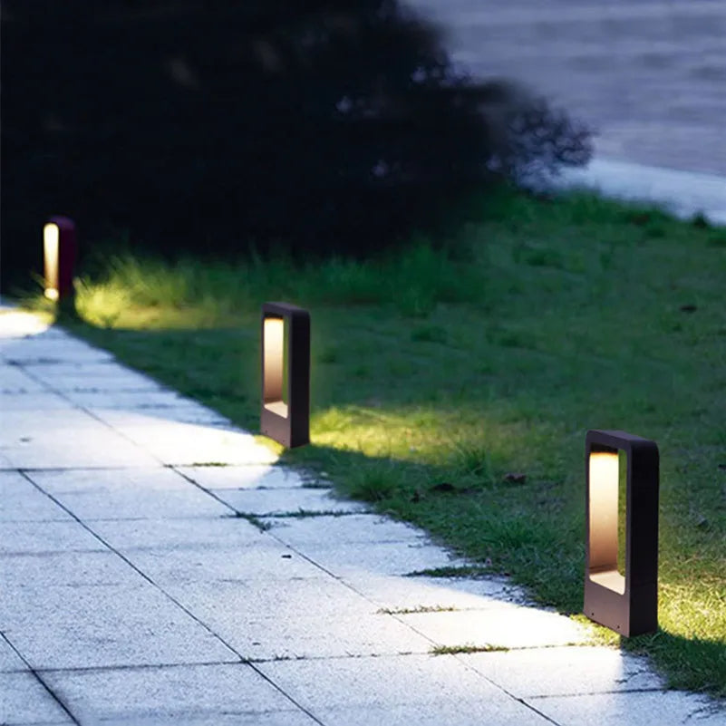 LED Outdoor Ground Light Weatherproof Pathway Garden Lamp Modern Design