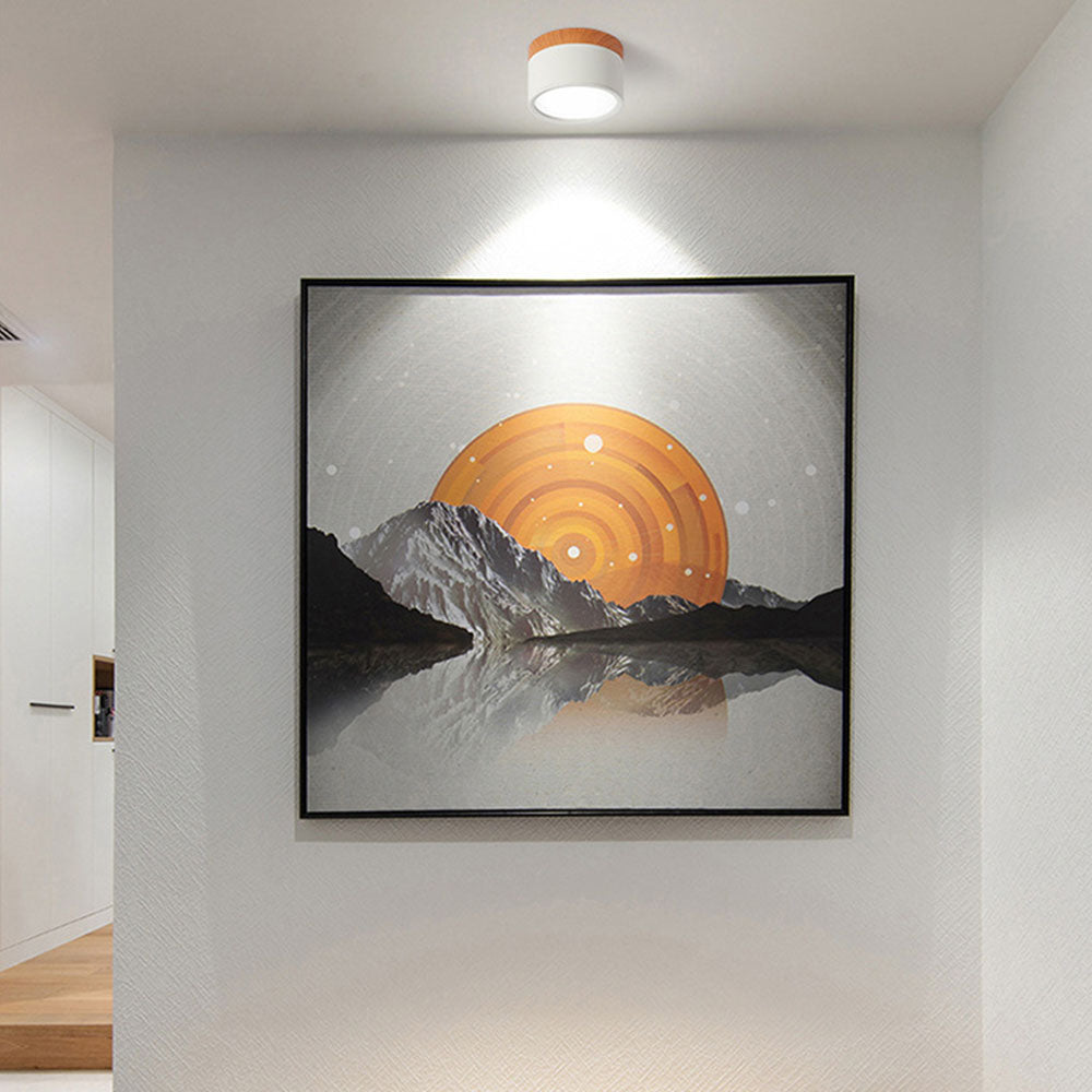 Modern Cylinder LED Flush Mount Ceiling Light