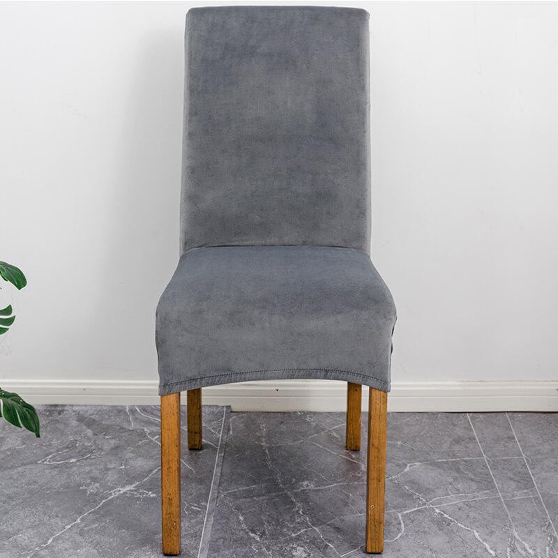 Stretch Velvet Dining Chair Covers, Soft, Elegant & Washable