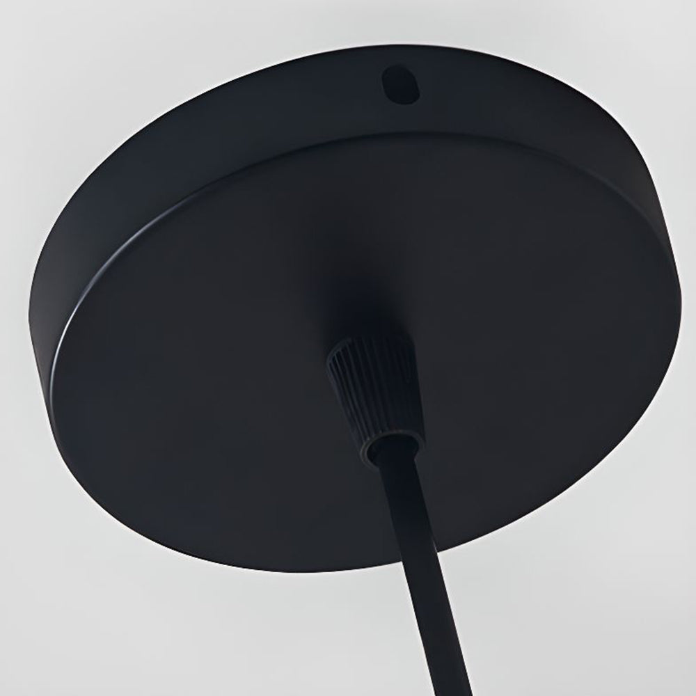 Nordic Round Glass Pendant Light for Kitchen Island and Living Room