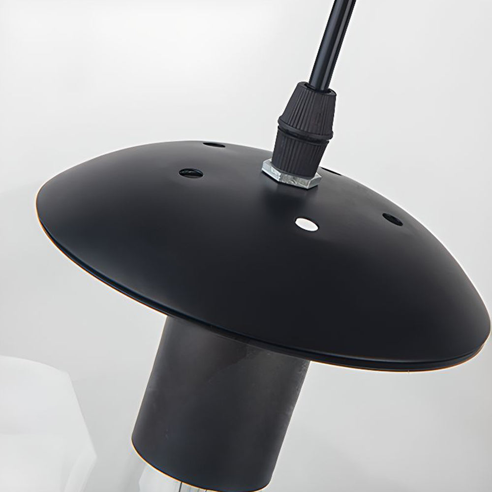 Nordic Round Glass Pendant Light for Kitchen Island and Living Room