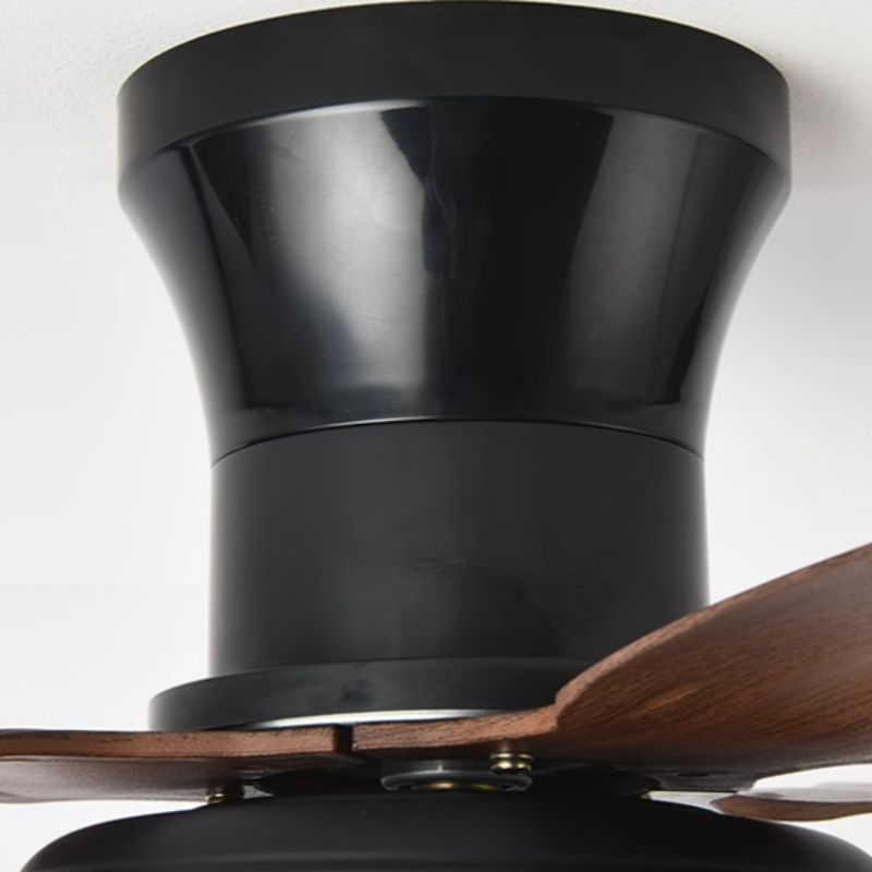 Flush Mount LED Ceiling Fan Light with Remote Control