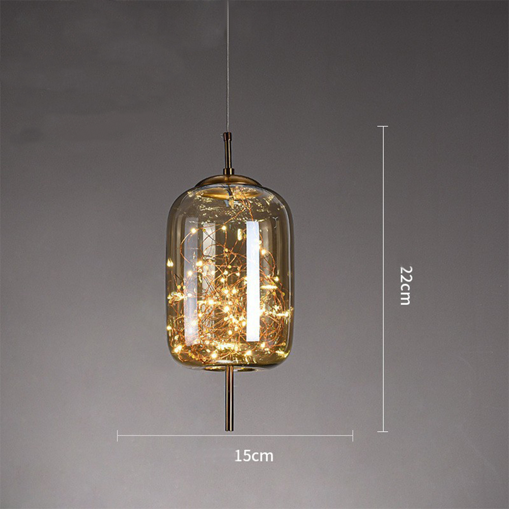 Scandinavian LED Glass Pendant Light