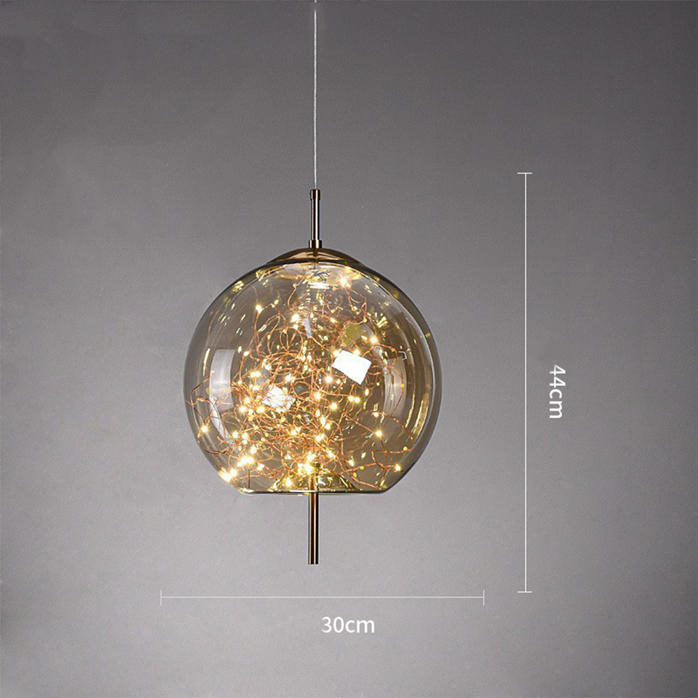 Scandinavian LED Glass Pendant Light