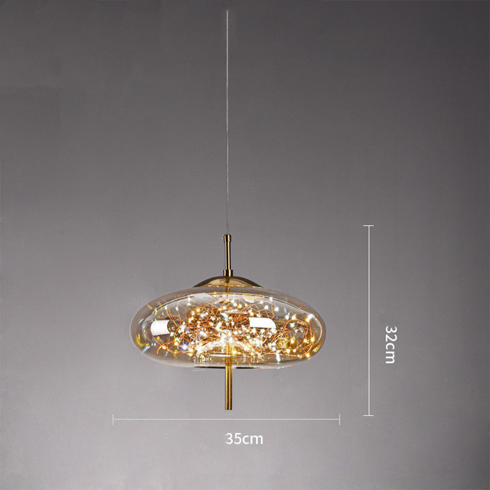 Scandinavian LED Glass Pendant Light