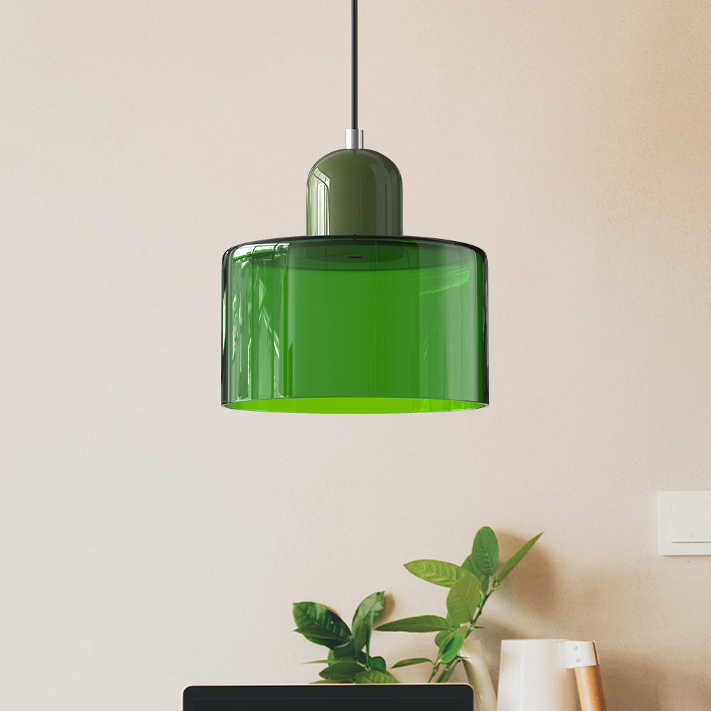 Bauhaus Style Glass Pendant Ceiling Light