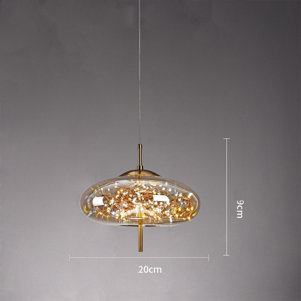 Scandinavian LED Glass Pendant Light