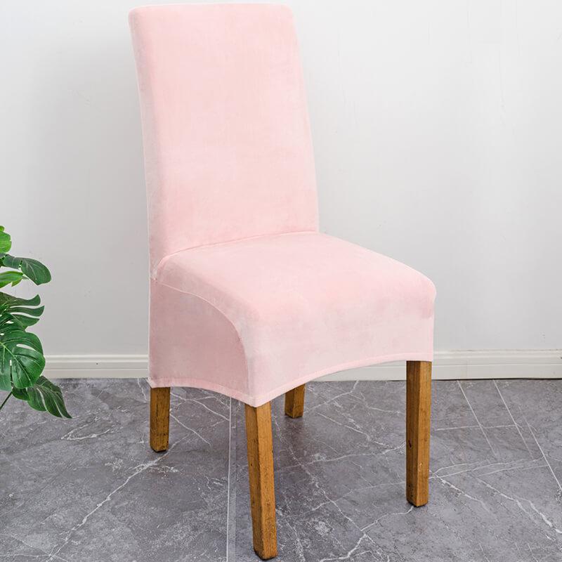 Stretch Velvet Dining Chair Covers, Soft, Elegant & Washable