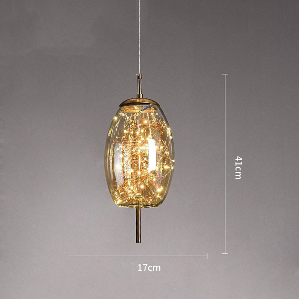 Scandinavian LED Glass Pendant Light