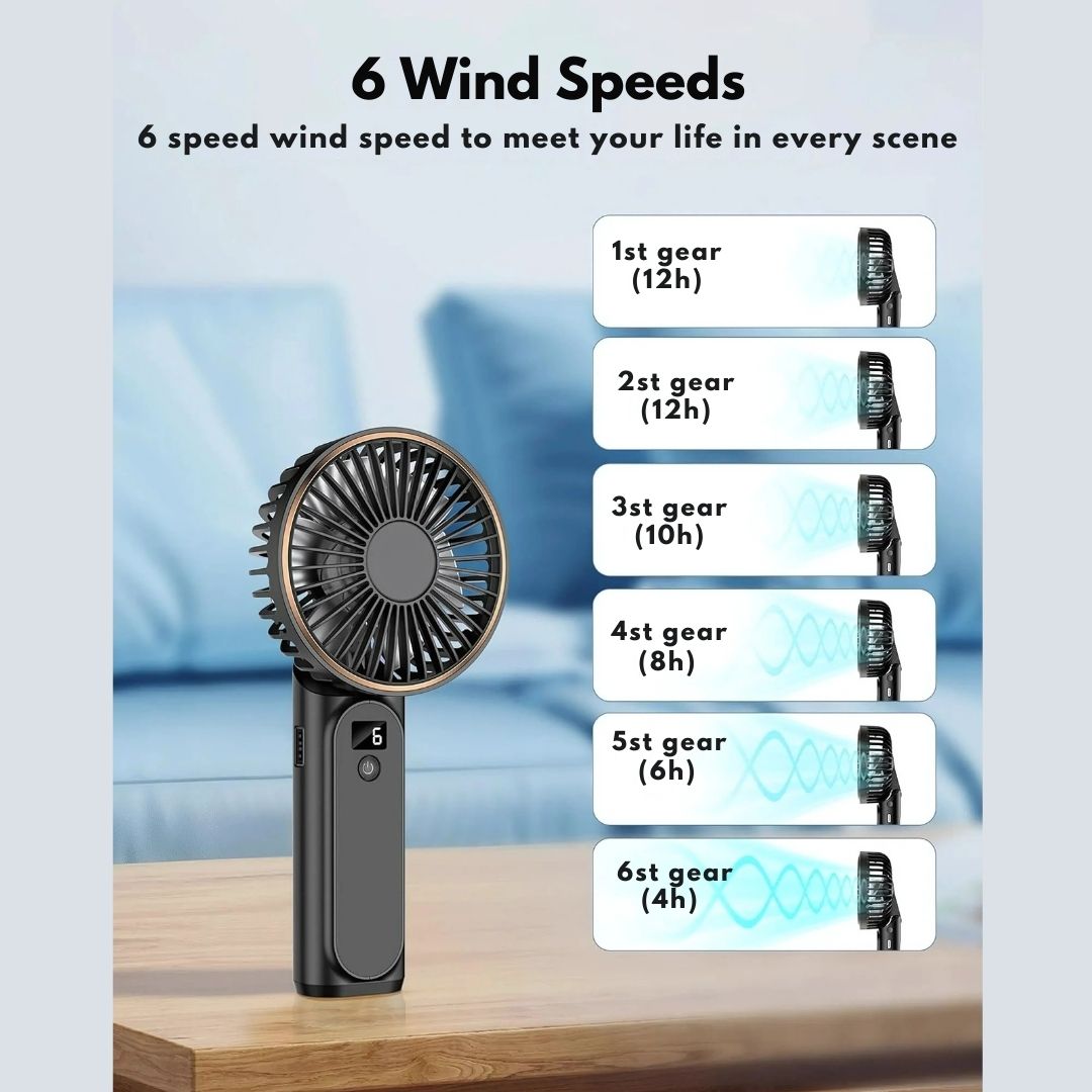 Portable Handheld Folding Fan