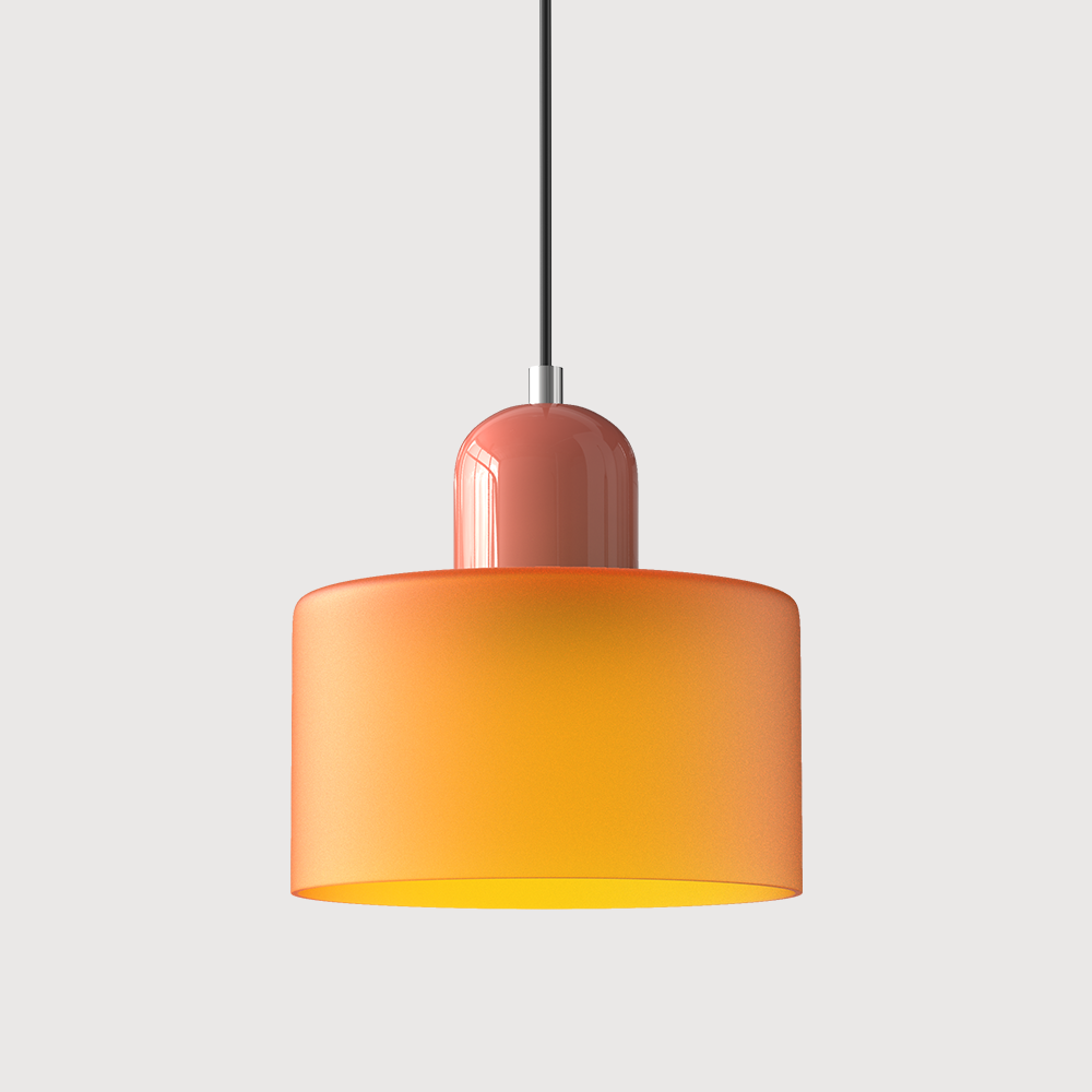 Bauhaus Style Glass Pendant Ceiling Light