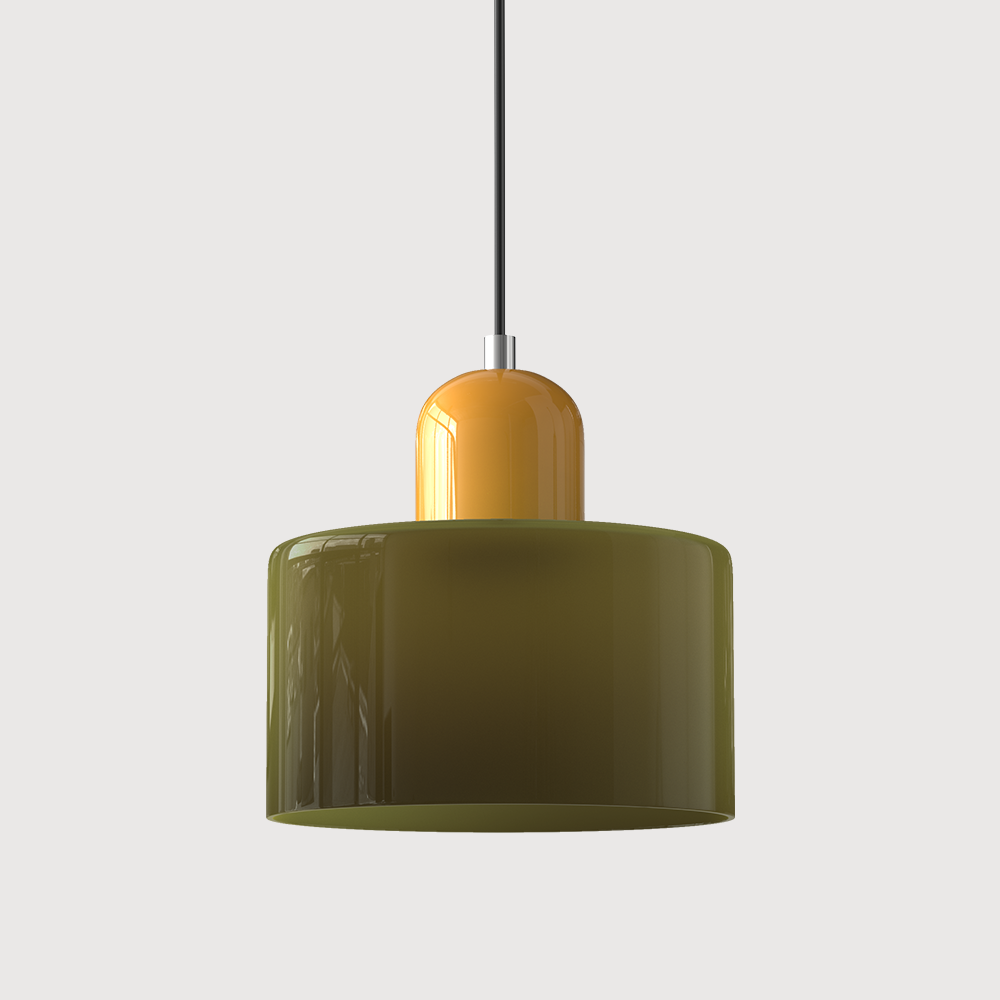 Bauhaus Style Glass Pendant Ceiling Light