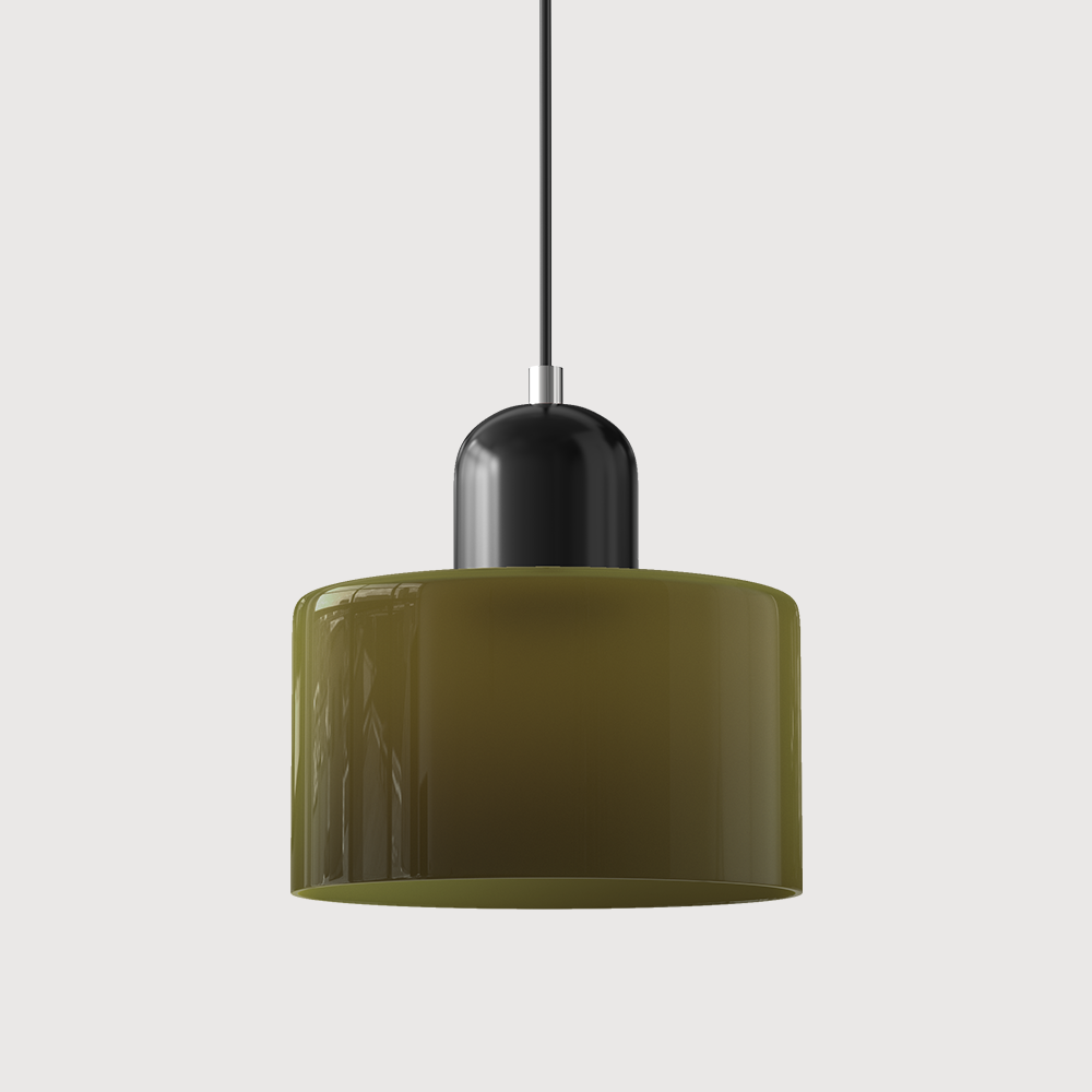Bauhaus Style Glass Pendant Ceiling Light
