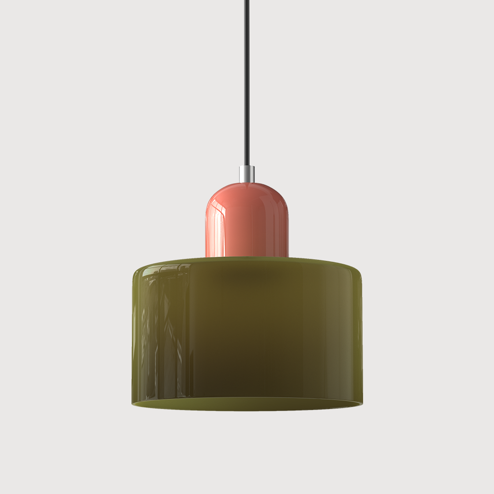 Bauhaus Style Glass Pendant Ceiling Light