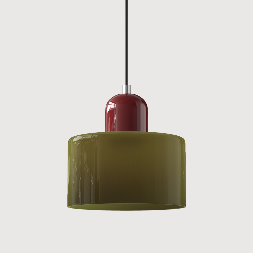 Bauhaus Style Glass Pendant Ceiling Light