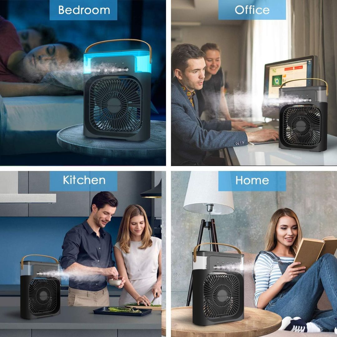 3 in 1 Portable Air Cooler Humidifier and Purifier for Home and Office