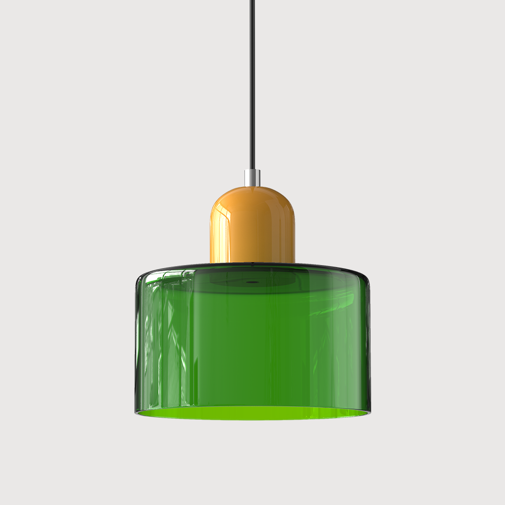Bauhaus Style Glass Pendant Ceiling Light