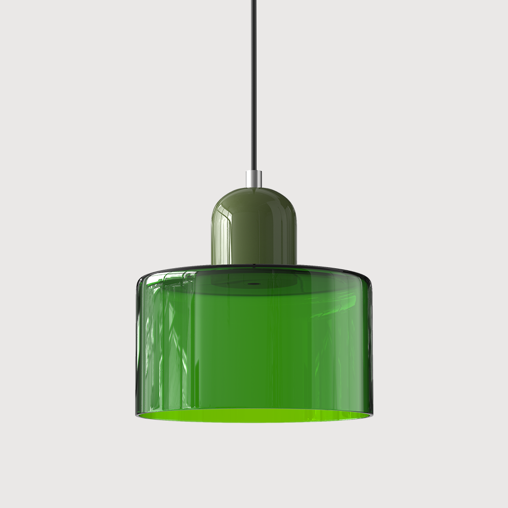 Bauhaus Style Glass Pendant Ceiling Light