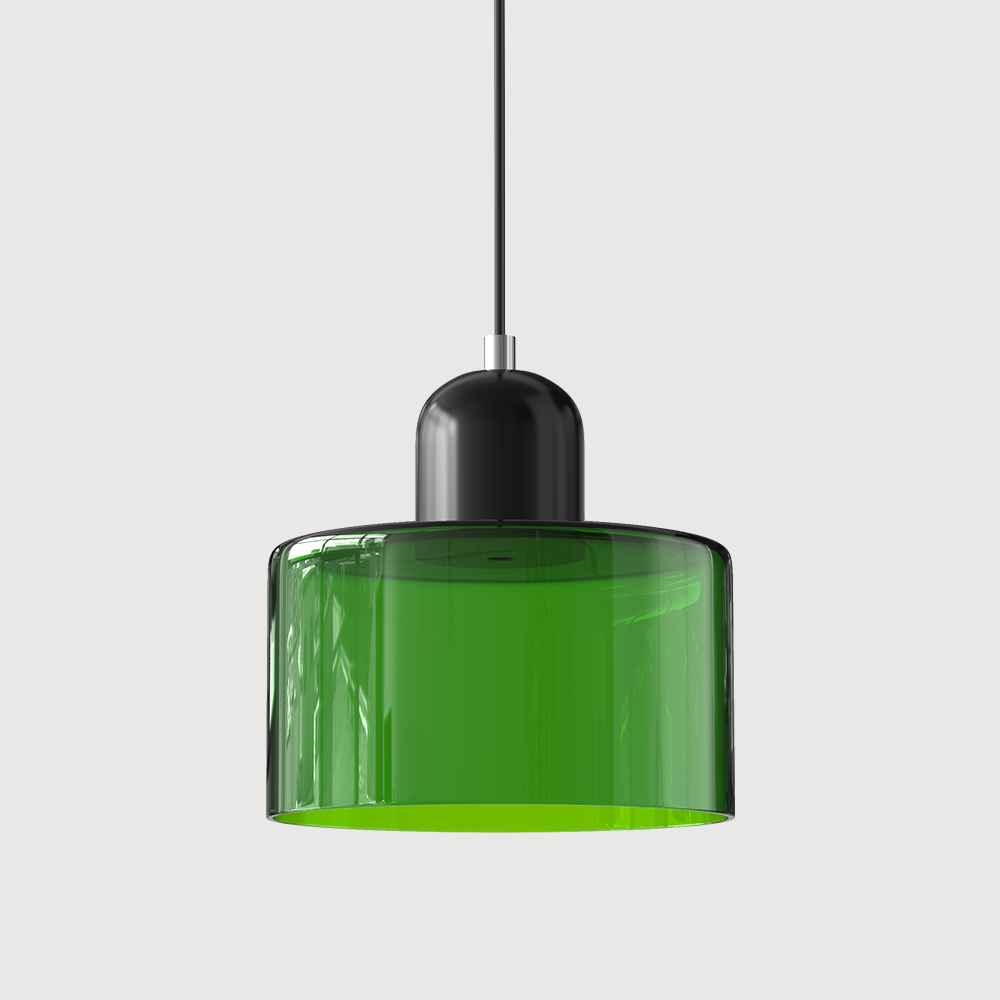 Bauhaus Style Glass Pendant Ceiling Light