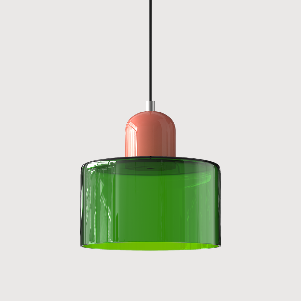 Bauhaus Style Glass Pendant Ceiling Light