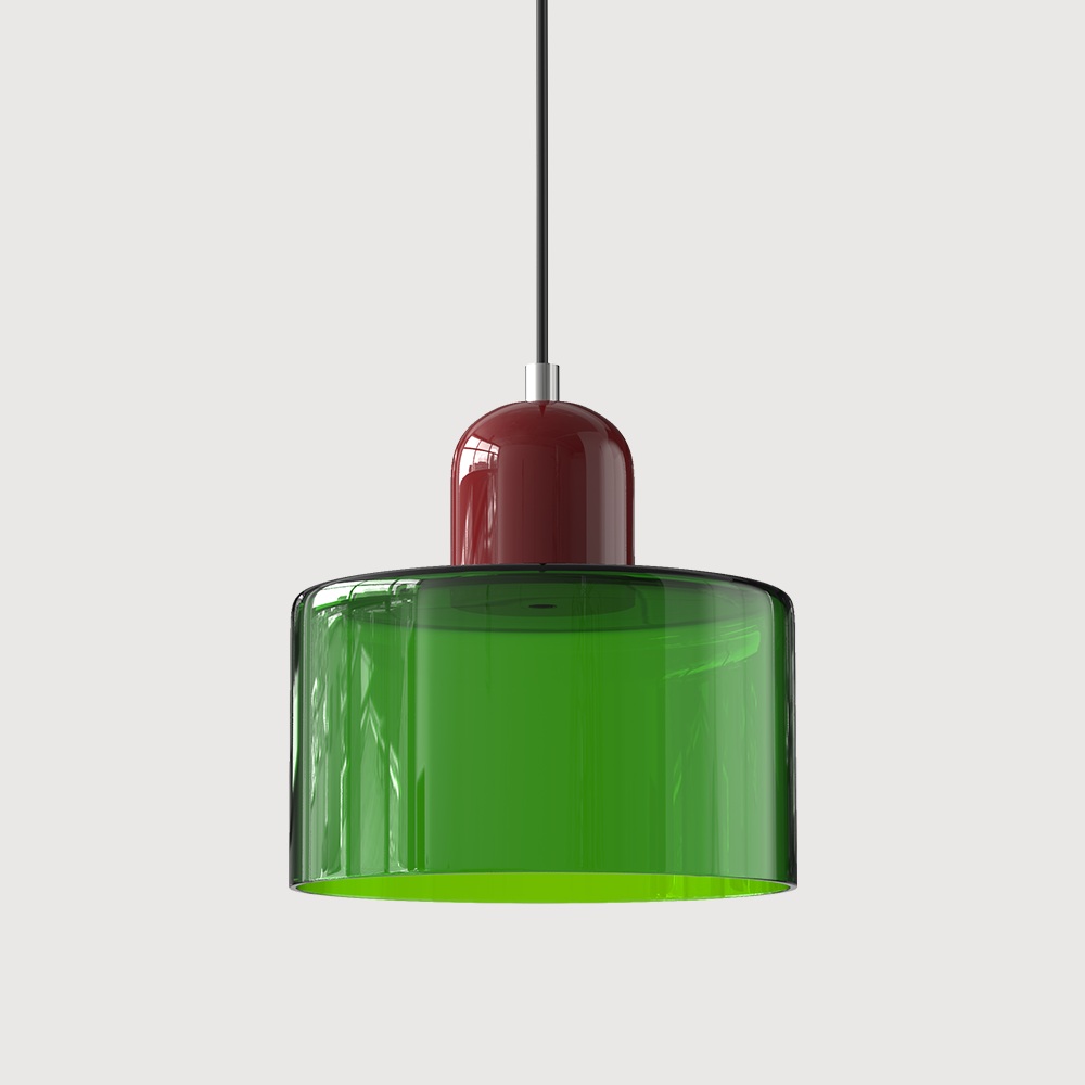 Bauhaus Style Glass Pendant Ceiling Light
