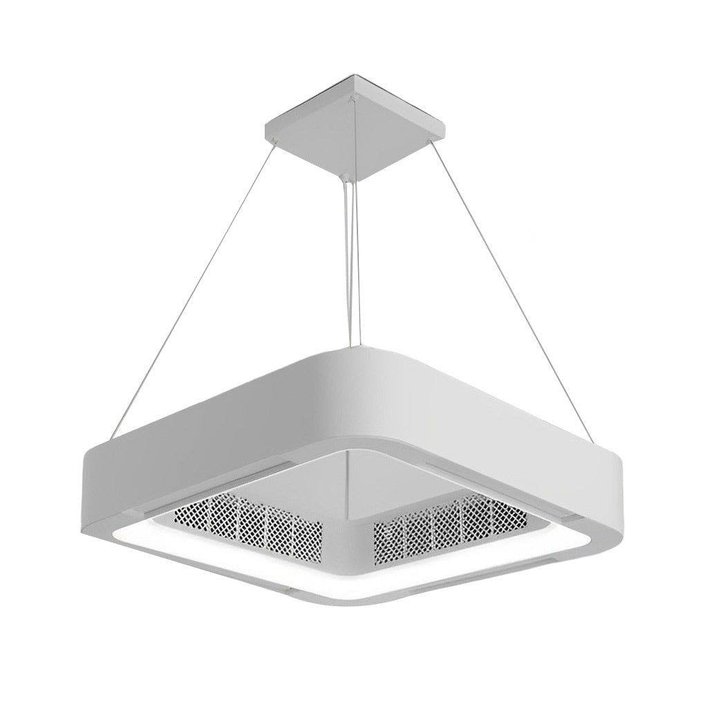 Modern Bladeless Ceiling Fan with LED Light and Remote Control