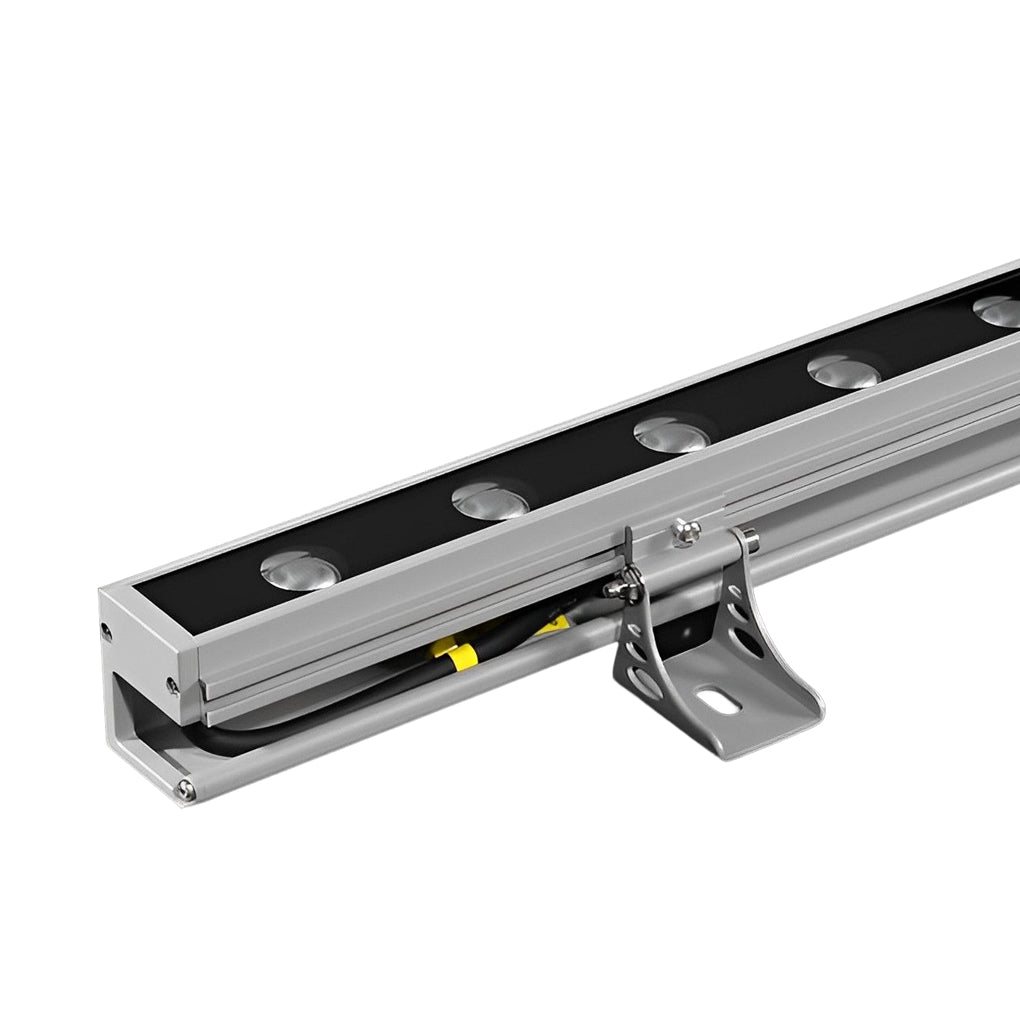 LED Outdoor Wall Washer Light with Baffle Modern Linear Uplight DC24V
