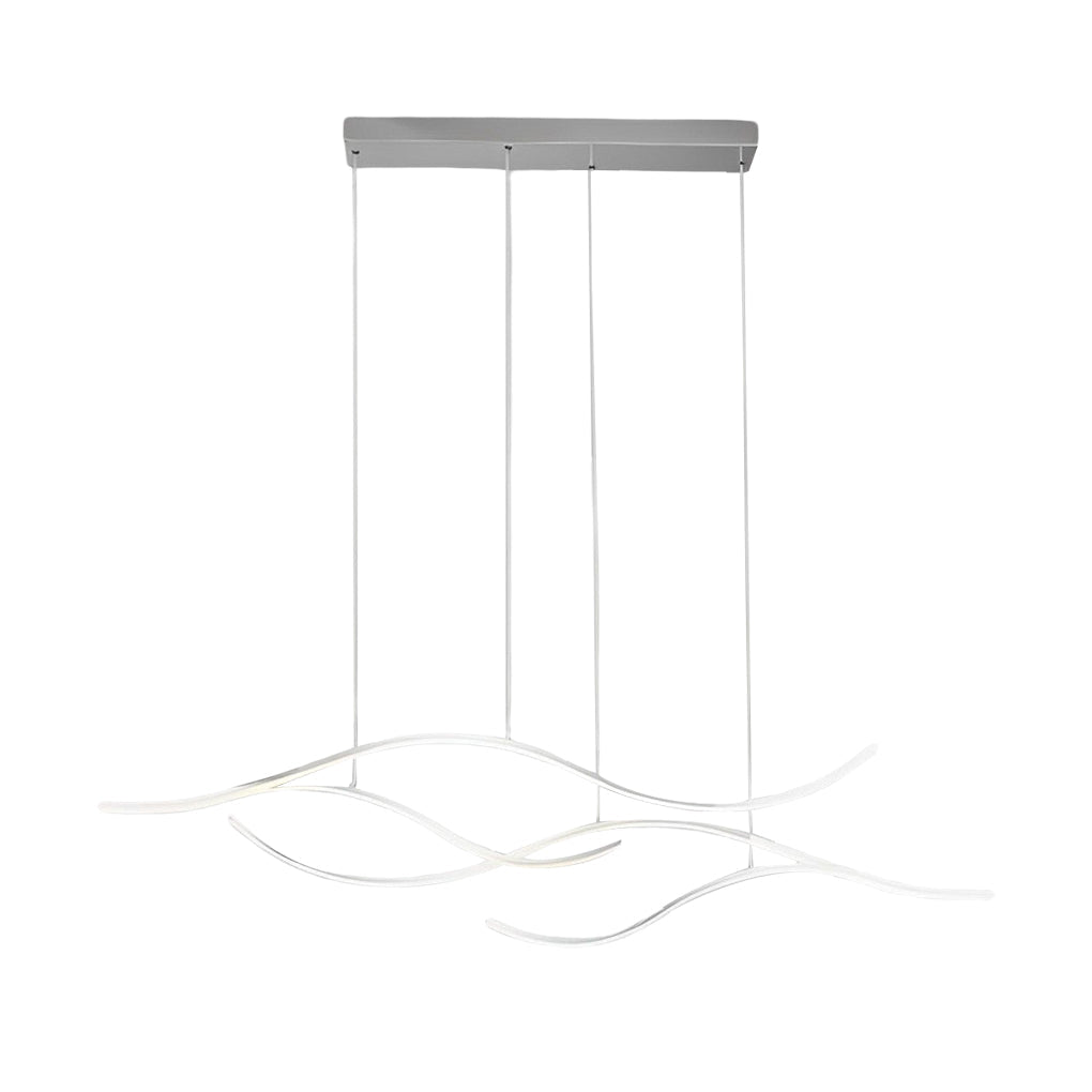 Wave LED Linear Branch Pendant Light for Kitchen Island or Dining Room