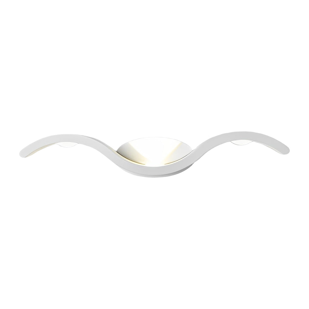Modern Outdoor Up Down LED Wall Light Seagull Wave Design Waterproof