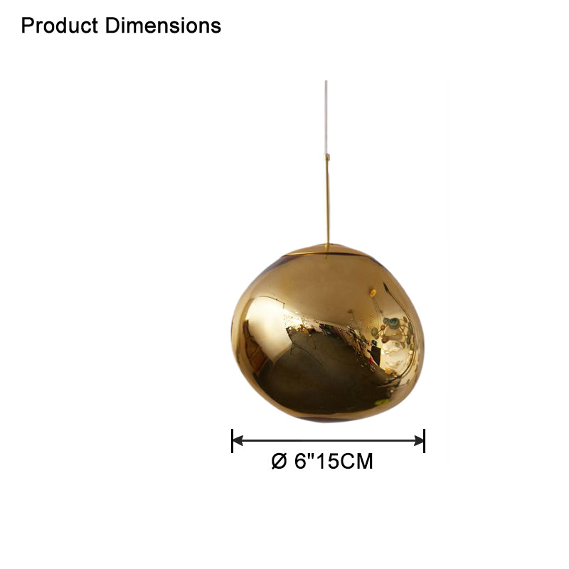 Modern Melt Glass Pendant Light for Elegant Indoor Spaces