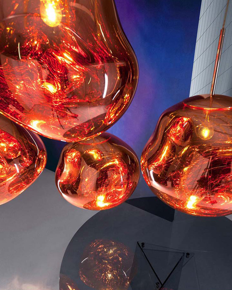 Modern Melt Glass Pendant Light for Elegant Indoor Spaces