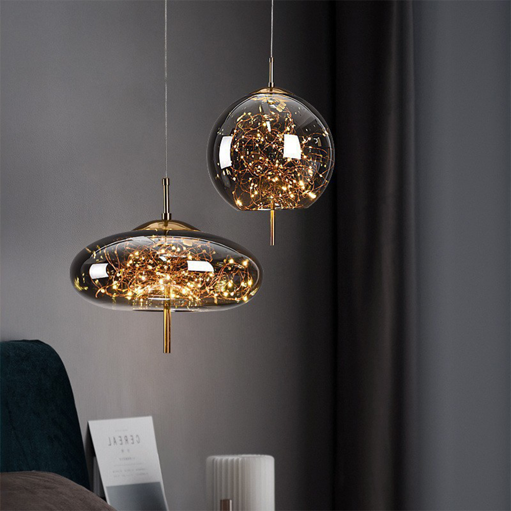 Scandinavian LED Glass Pendant Light