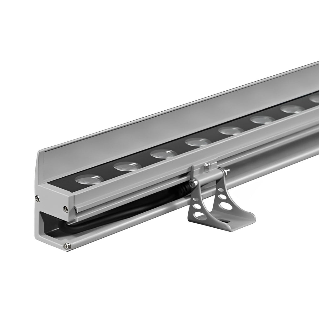 LED Outdoor Wall Washer Light with Baffle Modern Linear Uplight DC24V