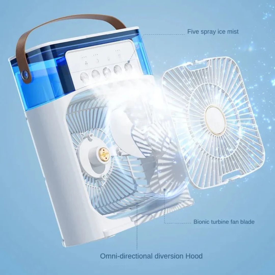 3 in 1 Portable Air Cooler Humidifier and Purifier for Home and Office