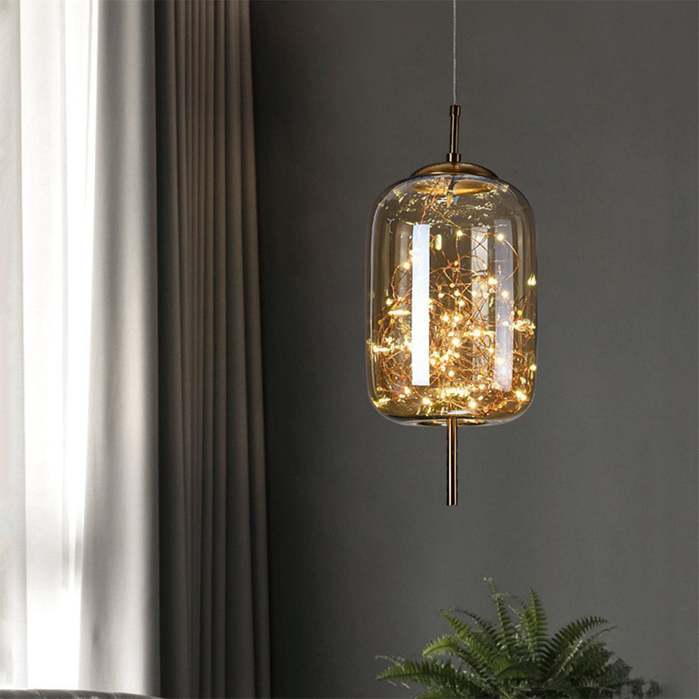 Scandinavian LED Glass Pendant Light