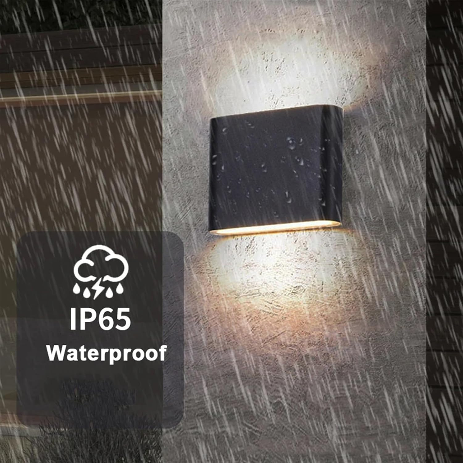 Modern Waterproof LED Up & Down Outdoor Wall Light